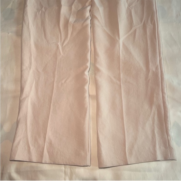 Aritzia- The Effortless Pants Yellow Beige Cream Size 4 Wide Leg - Picture 4 of 10